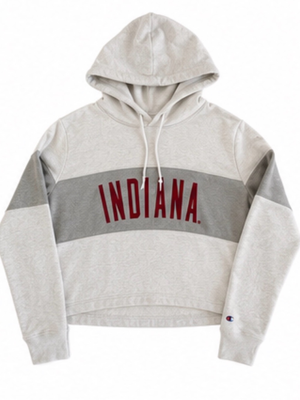 Champion Indiana University Cropped Hoodie | Super Soft